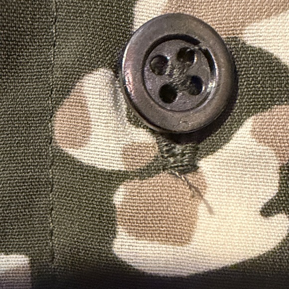 Animal Print Button-Up Shirt - Picture 5 of 11